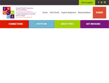 Tablet Screenshot of fwccamericas.org